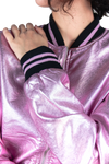Chaqueta bomber brillo