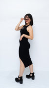 Vestido tubo adorno corazón