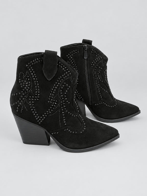 Botines pedrería